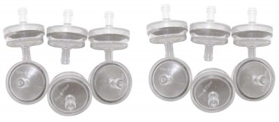 K&N 5/16" ST/ST FUEL FILTER STAINLESS MESH *CARD OF 12 FILTERS* image