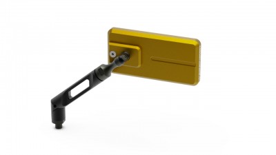 VALTER MOTO FLAT HANDLEBAR MIRROR IN GOLD image