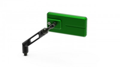 VALTER MOTO FLAT HANDLEBAR MIRROR IN GREEN image