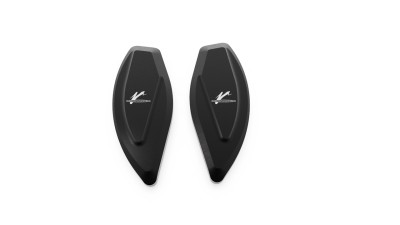 VALTER MOTO MIRROR HOLES COVERS IN BLACK MV AGUSTA F3 2011-2022 image