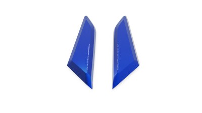 VALTER MOTO MIRROR HOLES COVERS IN BLUE DUCATI PANIGALE V2 2021-2024 image
