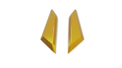 VALTER MOTO MIRROR HOLES COVERS IN GOLD DUCATI PANIGALE V2 2021-2024 image