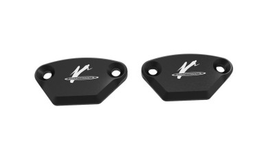 VALTER MOTO MIRROR HOLES COVERS IN BLACK KAWASAKI ZX10R/ABS 2011-2015 image