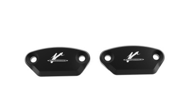 VALTER MOTO MIRROR HOLES COVERS IN BLACK KAWASAKI ZX10R/ABS 2016-2021 image