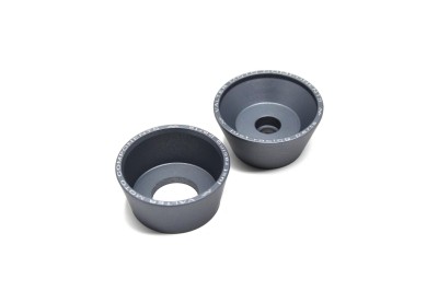 VALTER MOTO FRONT WHEEL AXLE SLIDERS IN TITANIUM *MOUNTING  KIT CPAA## SOLD SEPERATELY* image