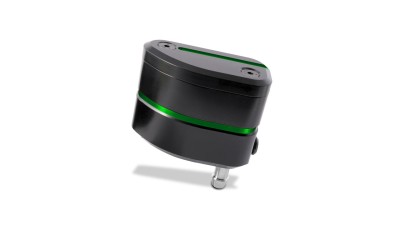 VALTER MOTO STREET FRONT BRAKE RESERVOIR IN BLACK AND GREEN image