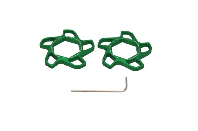 VALTER MOTO FORK PRELOAD ADJUSTERS IN GREEN   KAWASAKI/DUCATI/APRILIA/SUZUKI/HONDA image