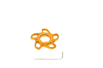 VALTER MOTO FORK PRELOAD ADJUSTERS IN GOLD BMW S1000RR  2015-2018 image