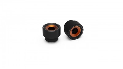 VALTER MOTO FRAME PROTECTORS TRACK ALU-NYL ORANGE *FIXING KIT PTA## SOLD SEPERATELY* image