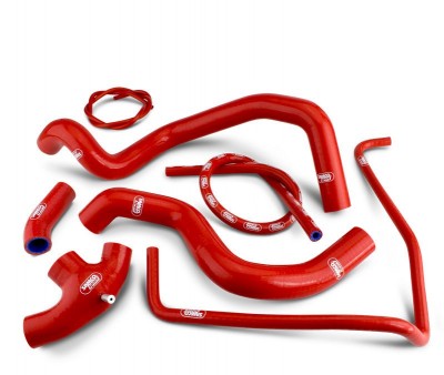 SAMCO SILICONE HOSE KIT RED INDIAN FTR1200 2022-2023 7 PIECE KIT image