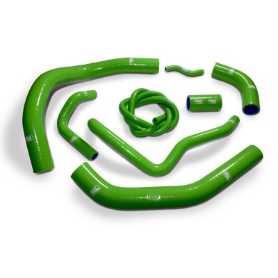 SAMCO SILICONE HOSE KIT GREEN KAWASAKI Z1000SX / NINJA 1000SX 2011-2022  8 PIECE KIT image