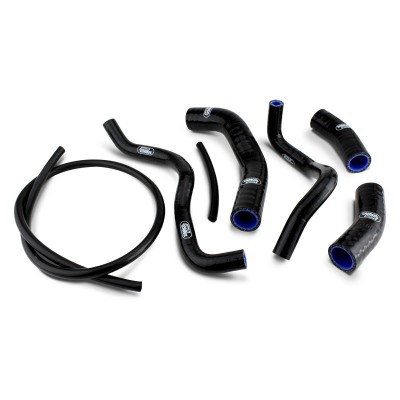 SAMCO SILICONE HOSE KIT BLACK YAMAHA YZF R7 2022-2023 7 PIECE KIT image