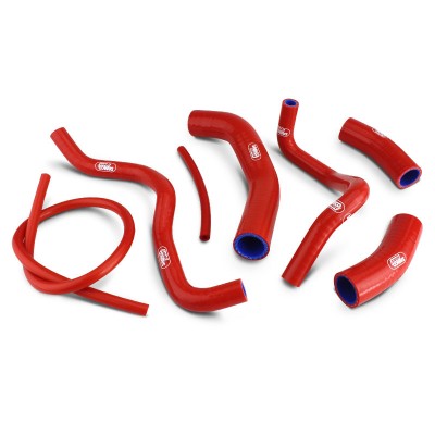 SAMCO SILICONE HOSE KIT RED YAMAHA YZF R7 2022-2023 7 PIECE KIT image