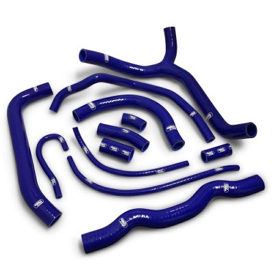 SAMCO SILICONE HOSE KIT BLUE HONDA VFR800 Fi / VTEC 2002-2014 12 PIECE KIT image