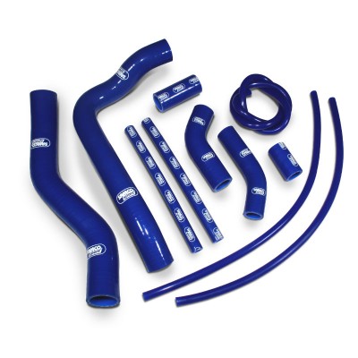 SAMCO SILICONE HOSE KIT BLUE HONDA VFR750 R RC30 1988-1993 11 PIECE KIT image