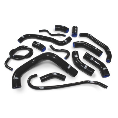 SAMCO SILICONE HOSE KIT BLACK HONDA CBR1000RR 2006-2007 14 PIECE KIT image