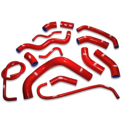 SAMCO SILICONE HOSE KIT RED HONDA CBR1000RR 2006-2007 14 PIECE KIT image