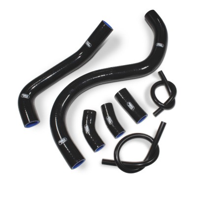 SAMCO SILICONE HOSE KIT BLACK HONDA VFR750 RC36 1994-1997 7 PIECE KIT image
