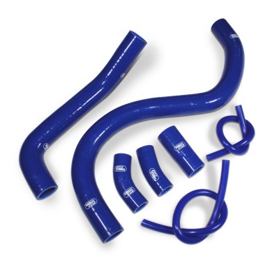 SAMCO SILICONE HOSE KIT BLUE HONDA VFR750 RC36 1994-1997 7 PIECE KIT image