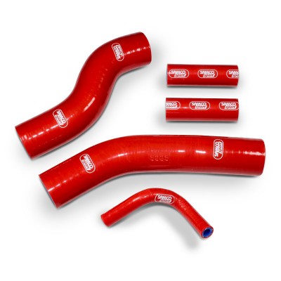 SAMCO SILICONE HOSE KIT RED HUSQVARNA NUDA 900 / 900R 2011-2014 5 PIECE KIT image