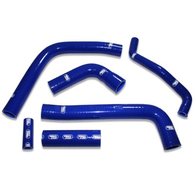 SAMCO SILICONE HOSE KIT BLUE YAMAHA YZF R6 1999-2002 6 PIECE KIT image