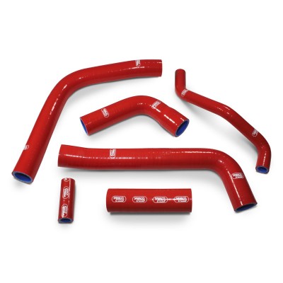 SAMCO SILICONE HOSE KIT RED YAMAHA YZF R6 1999-2002 6 PIECE KIT image