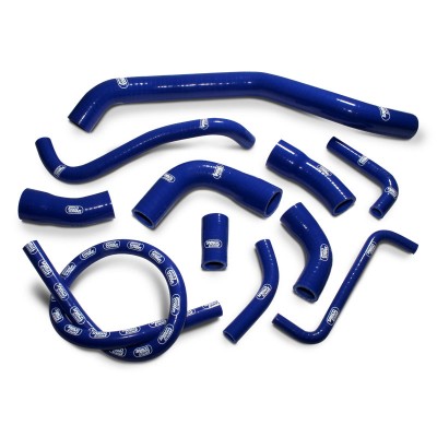 SAMCO SILICONE HOSE KIT BLUE YAMAHA YZF R1 1998-2001 11 PIECE KIT image