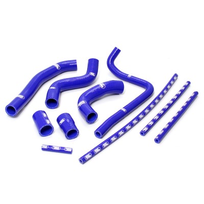 SAMCO SILICONE HOSE KIT BLUE YAMAHA YZF R1 2009-2014 10 PIECE KIT image