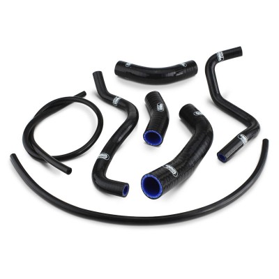 SAMCO SILICONE HOSE KIT BLACK YAMAHA TENERE 700 2019-2023 7 PIECE KIT image