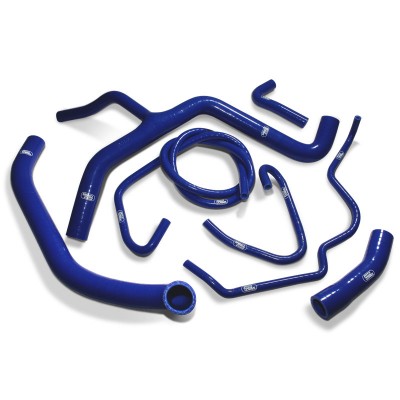 SAMCO SILICONE HOSE KIT BLUE TRIUMPH TIGER 800 XR/XC 2018-2019  7 PIECE KIT image