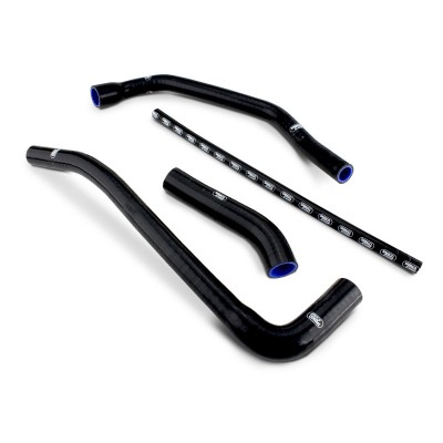 SAMCO SILICONE HOSE KIT BLACK TRIUMPH TIGER 1050 2007-2012 4 PIECE KIT image