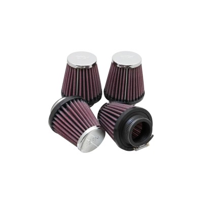 K&N UNIVERSAL CLAMP-ON CONICAL AIR FILTER 40MM (4 PACK) image