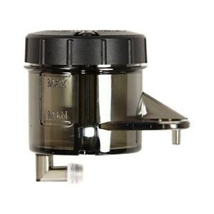 BREMBO REMOTE RESERVOIR 45cc HORIZONTAL MOUNT 90 DEG OUTLET PLASTIC CAP * SMOKED * image