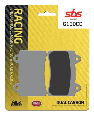 1 SET SBS DUAL CARBON CLASSIC RACING FRONT BRAKE PADS image