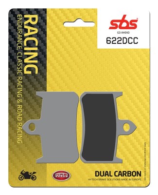 1 SET SBS DUAL CARBON CLASSIC RACING FRONT BRAKE PADS NC30 / NC35 / RC30 / RC45 image