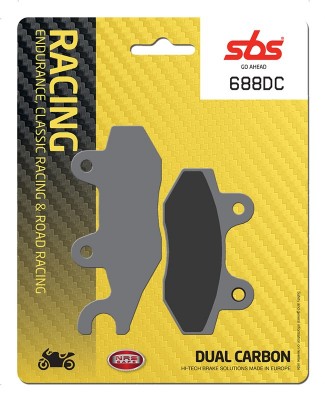 1 SET SBS DUAL CARBON RACING FRONT BRAKE PADS HONDA NSF100 2006 image