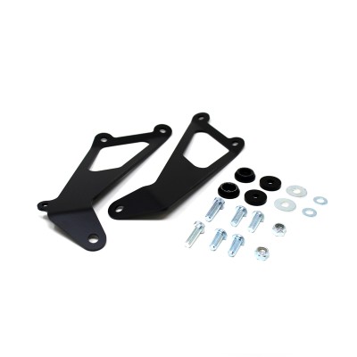 VALTER MOTO KAWASAKI Z1000  / Z1000SX 2010-2019 PAIR OF BLACK EXHAUST HANGER BRACKETS image