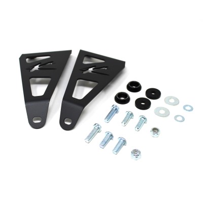 VALTER MOTO SUZUKI GSXR1000 2007-2008 PAIR OF BLACK EXHAUST HANGER BRACKETS image