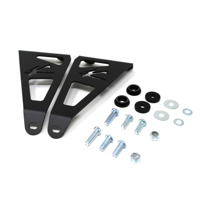 VALTER MOTO SUZUKI GSXR1000 2009-2011 PAIR OF BLACK EXHAUST HANGER BRACKETS image