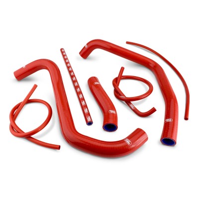 SAMCO SILICONE HOSE KIT RED SUZUKI GSX1300R HAYABUSA 2021-2023 7 PIECE KIT image