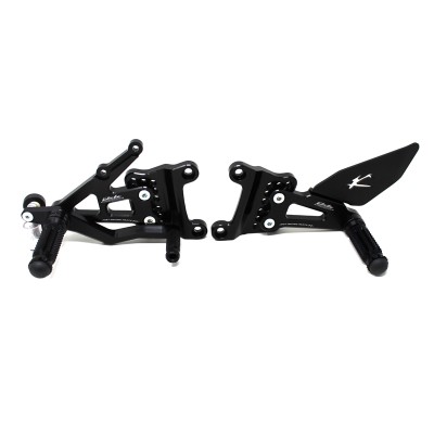 VALTER MOTO T1.5 ADJ REARSETS HONDA CBR1000RR 20-24  IN BLACK image