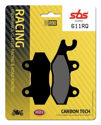1 SET SBS CARBON TECH RACING REAR BRAKE PADS THRUXTON 1200 / 1200R 16-19 / 1200RS 20-23 image