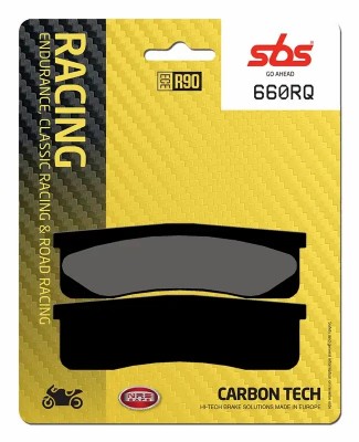 1 SET SBS CARBON TECH RACING REAR BRAKE PADS image