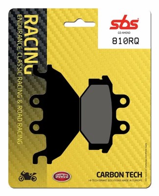 1 SET SBS CARBON TECH RACING REAR BRAKE PADS YAMAHA R125 08-18 / MT125 14-19 image