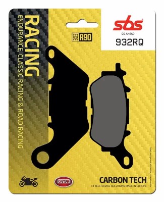 1 SET SBS CARBON TECH RACING REAR BRAKE PADS YAMAHA R25 15-20 / R3 15-24 / MT-03 16-24 image