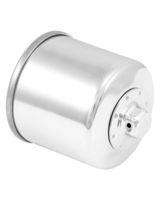 K&N OIL FILTER  CHROME SUZUKI GSXR'S / GSF / TL / SV650 / CAGIVA RAPTOR image