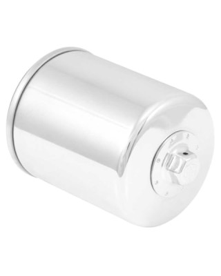 K&N OIL FILTER CHROME FINISH HARLEY DAVIDSON XL883N IRON 54 CI / XR1200/XL1200 image