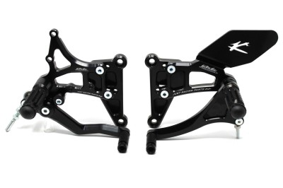VALTER MOTO T1.5 ADJ. REARSETS BMW F800R 09-14 IN BLACK image