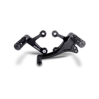 VALTER MOTO T1 FIXED REARSETS DUCATI 748/916/996/998 93-03 IN BLACK image