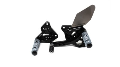 VALTER MOTO T3.5 ADJ. REARSETS DUCATI 749/999 03-06  IN BLACK image